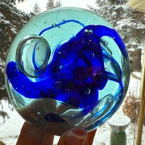 Skookum Art Glass 1979 Robert Held Paper Weight Large